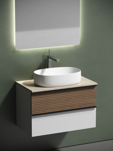 Столешница Sancos TT80A2X 80х50 накладная цвет бежевый - фото 4